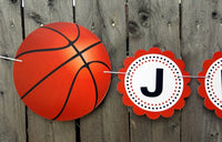 Basketball Cupcake Toppers, Basketball Birthday Cupcake Toppers