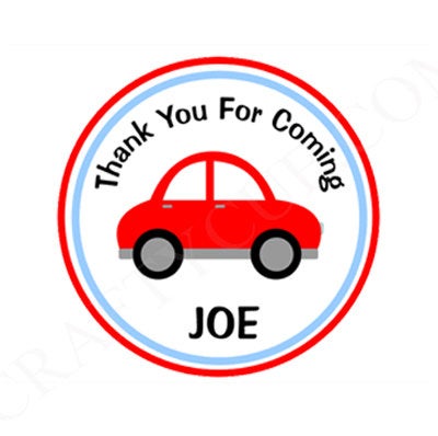 Red Car Goody Bags, Car Favor Bags, Car Gift Bags, Car Birthday, Car Party Bags