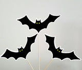 Bat Cupcake Toppers, Halloween Cupcake Toppers