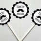 Little Man Cupcake Toppers, Mustache Cupcake Toppers, Lil Man Cupcake Toppers, 1st Birthday, First Birthday, Baby Shower Cupcake Toppers