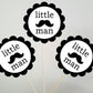 Little Man Cupcake Toppers, Mustache Cupcake Toppers, Lil Man Cupcake Toppers, 1st Birthday, First Birthday, Baby Shower Cupcake Toppers