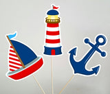 Nautical Sailboat Party Favor, Goody, Gift Bags
