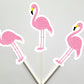Pink Flamingo Cupcake Toppers, Flamingo Cupcake Toppers