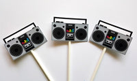 80's Party Goody Bags, Boom Box Goody Bags, 80's Favor Bags, 80's Gift Bags