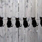 Black Cat Garland, Black Cat Banner, Halloween Garland, Halloween Garland, Black Cat Decorations
