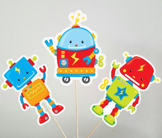 Robot Goody Bags, Robot Gift Bags, Robot Favor Bags, Robot Party Bags, Robot Favors