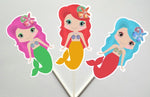Mermaid Cupcake Toppers (128161150P)