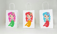 Mermaid Goody Bags, Mermaid Favor Bags, Mermaid Goody Bags, Mermaid Favor Bags, Mermaid Gift Bags, Mermaid Favors