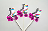 Roller Skate Goody Bags, Roller Skate Favor Bag, Roller Skate Gift Bags - Roller Skating Birthday 80's Party Favors 5618430P - 31718308P