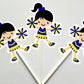 Cheerleader Cupcake Toppers 22418212A