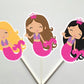 Mermaid Cupcake Toppers