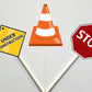 Construction Party Garland, Construction Garland, Construction Banner, Construction Cone Garland, Construction Cone Banner