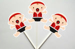 Basketball Baby Shower Cupcake Toppers, Basketball Cupcake Toppers, Basketball Baby Cupcake Toppers