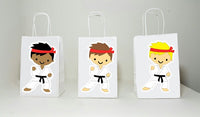 Karate Goody Bags, Karate Boy Goody Bags, Karate Favor Bags, Karate Gift Bags
