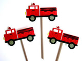 Firetruck Cupcake Toppers, Item# 82116926