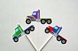 Semi Truck Goody Bags, Semi Truck Party Bags, Semi Truck Goodie Bags, Semi Truck Favors, 18 Wheeler Trucks