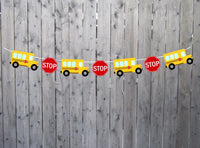 School Bus Garland, School Bus Banner, School Bus Birthday, School Bus Decorations, Back To School, Teacher Banner, Teacher Decoration