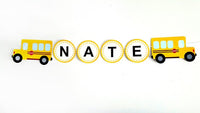 School Bus Garland, School Bus Banner, School Bus Birthday, School Bus Decorations, Back To School, Teacher Banner, Teacher Decoration