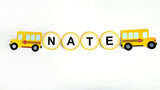 School Bus Garland, School Bus Banner, School Bus Birthday, School Bus Decorations, Back To School, Teacher Banner, Teacher Decoration