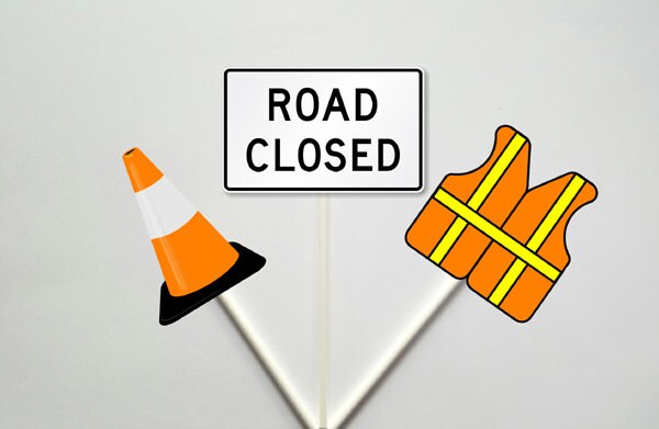 Construction Goody Bags, Construction Goody Bags, Construction Cone Favor Bags