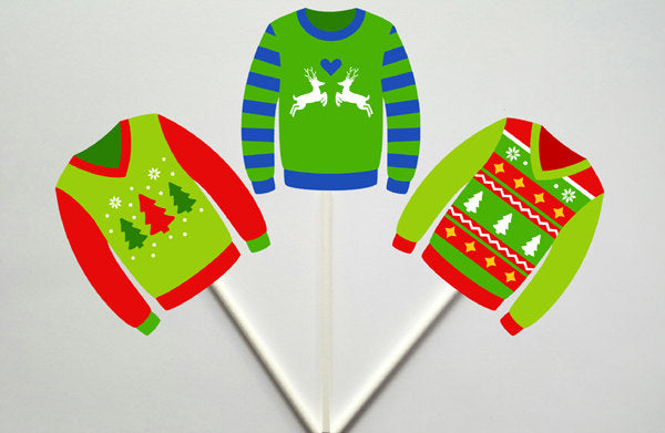Ugly Sweater Banner, Ugly Sweater Garland, Ugly Sweater Party, Ugly Sweater Decorations, Tacky Sweater Banner