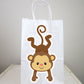 Monkey Goody Bags, Monkey Favor Bags, Monkey Goodie Bags, Monkey Gift Bags, Cute Monkey