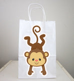 Monkey Goody Bags, Monkey Favor Bags, Monkey Goodie Bags, Monkey Gift Bags, Cute Monkey