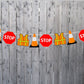 Construction Cupcake Toppers, Construction Party Cupcake Toppers, Construction Sign Cupcake Toppers (33017301P)