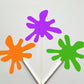 Paint Party Cupcake Toppers, Art Party Cupcake Toppers, Painting Cupcake Toppers, Paint brush Cupcake Toppers, Paint Splatter Cupcake Topper