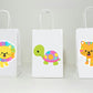 Jungle Animal Goody Bags, Jungle Animal Party Bags - Jungle Party Baby Shower, Lion Goody Bags, Turtle Goody Bags, Tiger Goody Bags