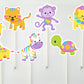 Jungle Animal Cupcake Toppers - Zoo Animal Cupcake Toppers - Safari Animal Cupcake Toppers (71017314A)