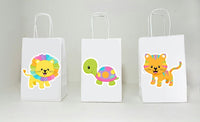 Jungle Animal Cupcake Toppers - Zoo Animal Cupcake Toppers - Safari Animal Cupcake Toppers (71017314A)
