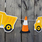 Construction Party Garland, Construction Garland, Construction Banner, Photo Prop 211918311P