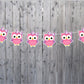 Owl Garland, Owl Banner, Owl Nursery Decoration, Owl Party, Owl Baby Shower, Owl Decorations