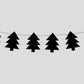 Woodland Banner, Woodland Garland, Black Tree Banner, Black Tree Garland, Woodland Nursery, Woodland Decor, Woodland Baby Shower (11517820P)