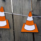 Construction Party Garland, Construction Garland, Construction Banner, Construction Cone Garland, Construction Cone Banner