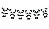 Panda Bear Cupcake Toppers, Panda Cupcake Toppers (21817937A)