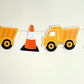 Construction Party Garland, Construction Garland, Construction Banner, Photo Prop 211918311P
