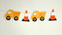 Construction Party Garland, Construction Garland, Construction Banner, Photo Prop 211918311P