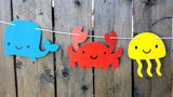 Under the Sea Party Decorations, Under the Sea Banner, Under the Sea Garland, Under the Sea Birthday, Under the Sea Nursery, Photo Prop