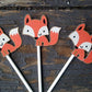 Fox Cupcake Toppers, Woodland Animal Cupcake Toppers, Woodland Cupcake Toppers, Woodland Animals, Forest Animals (52171255A)