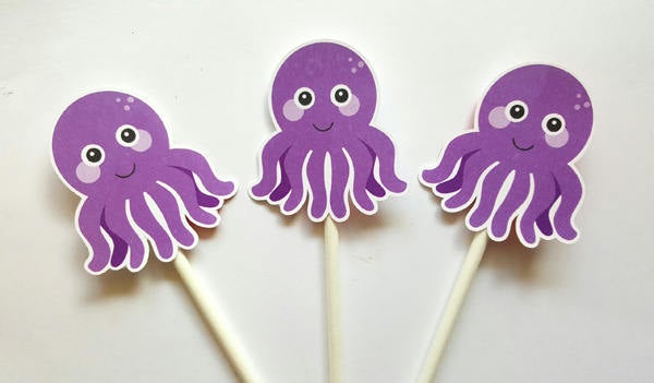 Octopus Banner, Octopus Garland, Octopus Birthday, Octopus Decorations, Under The Sea
