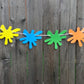 Paint Party Banner, Art Party Banner, Art Party Garland, Paint Splatter Banner, Paint Splatter Garland, Paint Party Garland, Confetti