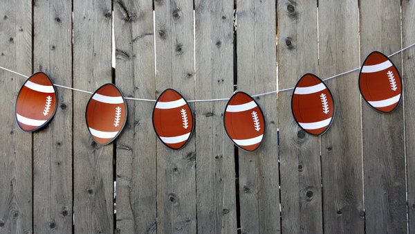 Football Garland, Football Banner, Sports Banner, Sports Garland, Sports Party Banner, Sports Theme Garland, Football