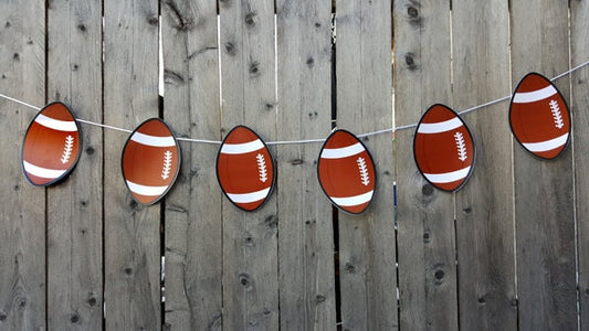 Football Garland, Football Banner, Sports Banner, Sports Garland, Sports Party Banner, Sports Theme Garland, Football