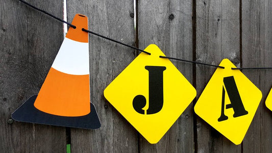 Construction Birthday Banner, Construction Banner (BANN-57171221P)