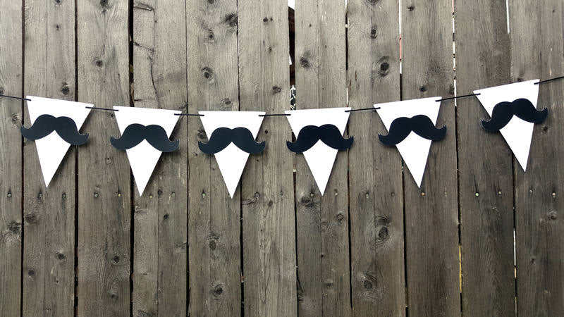 Mustache Garland, Mustache Banner, Little Man Garland, Little Man Banner, Lil Man Garland, Lil Man Banner