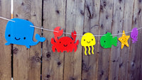 Under the Sea Party Decorations, Under the Sea Banner, Under the Sea Garland, Under the Sea Birthday, Under the Sea Nursery, Photo Prop