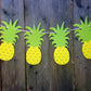Pineapple Garland, Pineapple Banner, Tiki Banner, Aloha Banner, Hawaii Banner, Tropical Banner
