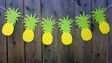 Pineapple Garland, Pineapple Banner, Tiki Banner, Aloha Banner, Hawaii Banner, Tropical Banner